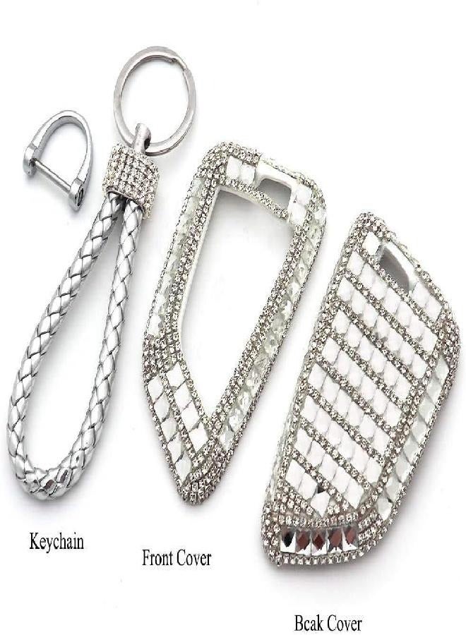 Keyless Entry Remote Control Smart Key Protective Shell Bag Holder Fob Case Key Chain Cover - Image 3